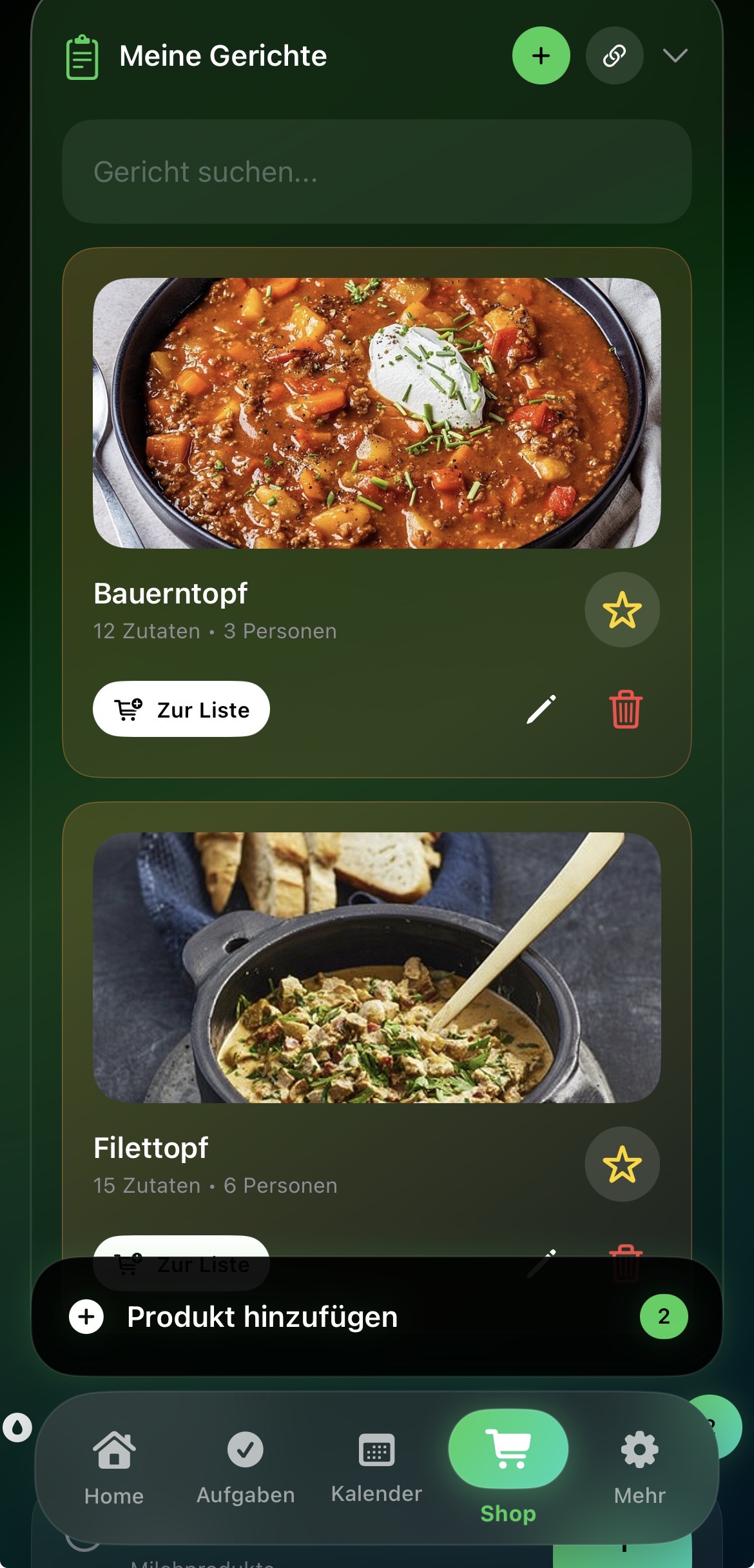 NexDay Gerichte und Rezepte